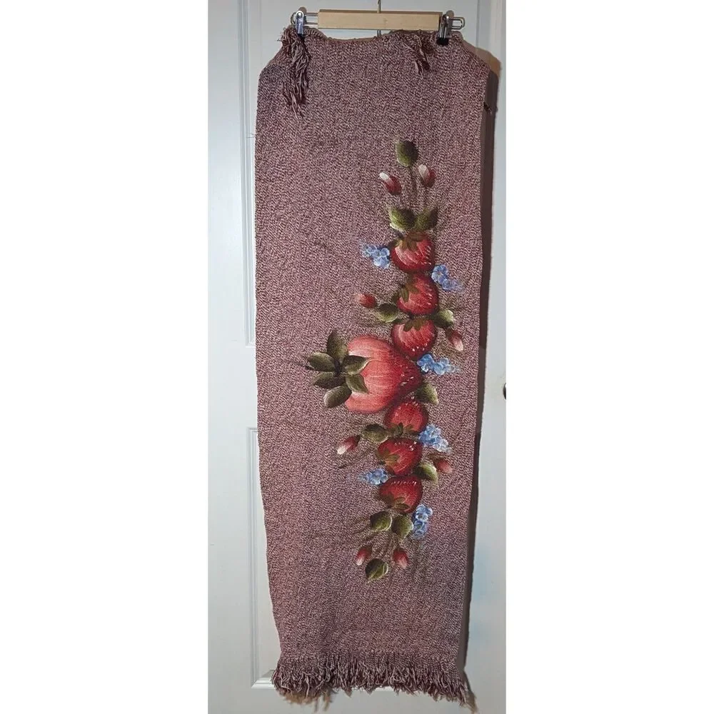 Unique Hand Painted Brazilian Table Runner